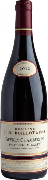 Вино Domaine Louis Boillot & Fils, Gevrey-Chambertin 1er Cru Champonnet AOC, 2012