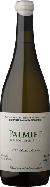 Вино JH Meyer Wines, Palmiet Chardonnay, Elgin WO, 2022