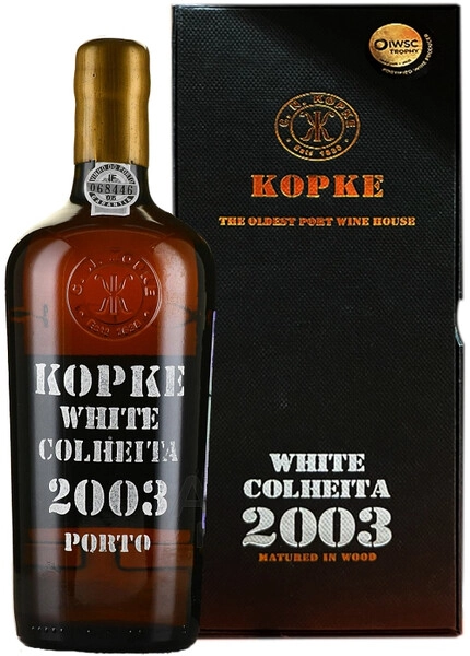 Портвейн Kopke, Colheita White Porto, 2003, gift box