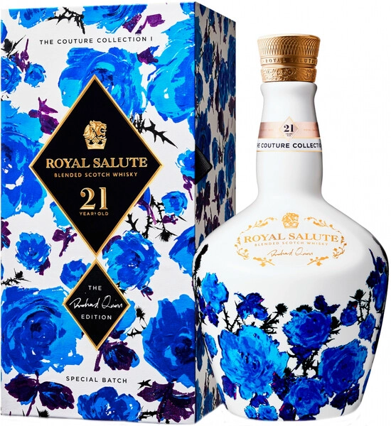 Виски Chivas, Royal Salute 21 years old, Richard Quinn white, gift box, 0.7 л