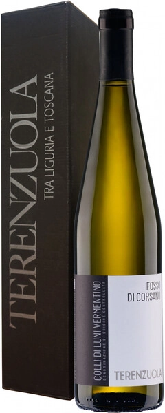 Вино Terenzuola, Fosso di Corsano Vermentino, Colli di Luni DOC, 2023, gift box, 1.5 л