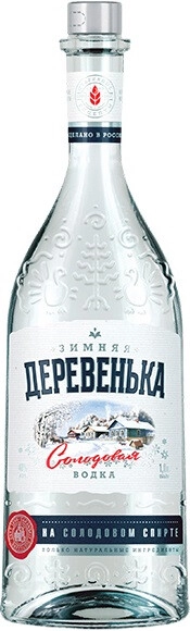 Водка Зимняя деревенька, 1 л
