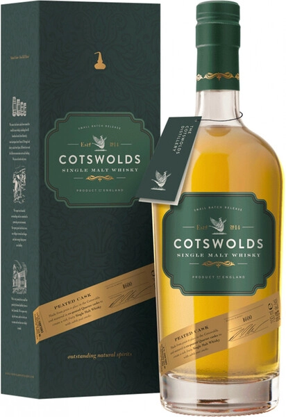 Виски Cotswolds Peated Cask (59,6%), gift box, 0.7 л