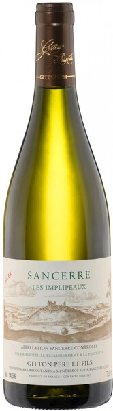 Вино Gitton Pere & Fils, Sancerre Les Implipeaux AOC, 2024