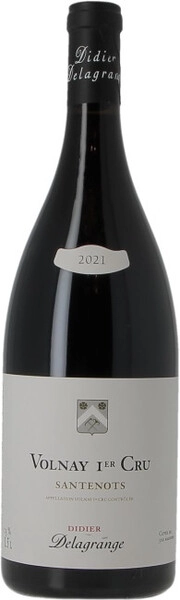 Вино Didier Delagrange, Volnay 1-er Cru Santenots AOC, 2021, 1.5 л