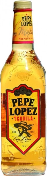 Текила Pepe Lopez Gold, 0.75 л