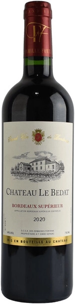 Вино Chateau Le Bedat, Bordeaux Superieur AOC, 2020