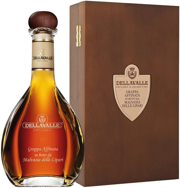Граппа Grappa Affinata in botti da Malvasia delle Lipari, 2005, gift box, 0.7 л