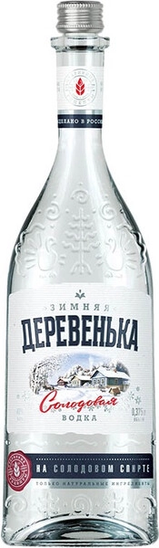Водка "Зимняя деревенька", 375 мл