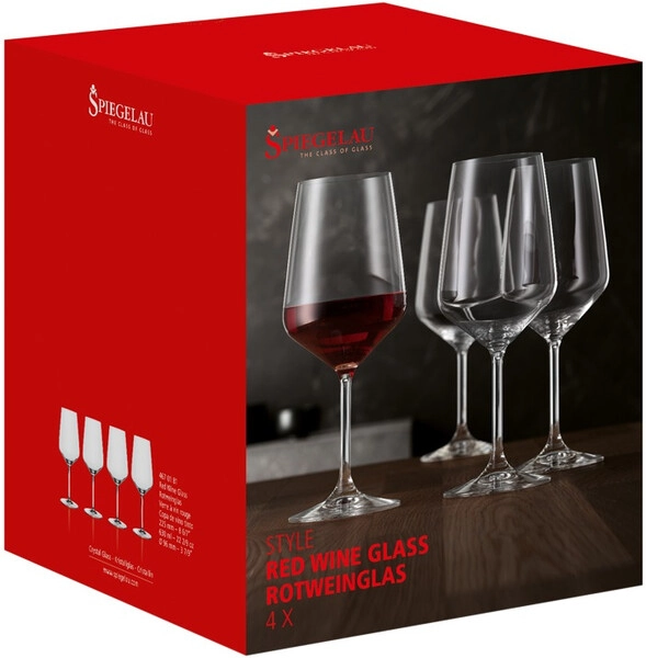 Бокалы Spiegelau Style Red Wine, Set of 4 pcs, 630 мл