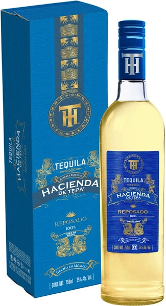 Текила Hacienda de Tepa Reposado, gift box, 0.75 л