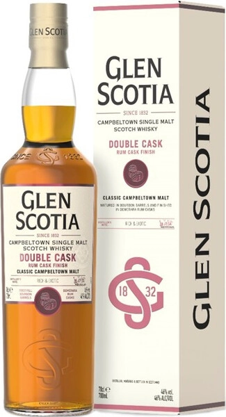 Виски Glen Scotia Double Cask Rum Finish, gift box, 0.7 л