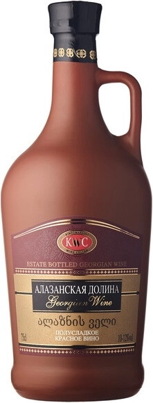 Вино KWC, Sakhli Alazani Valley Red Semi-Sweet, ceramic jug
