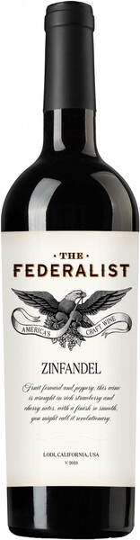 Вино The Federalist Zinfandel, Lodi, 2023