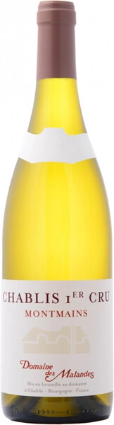 Вино Domaine des Malandes, Chablis Premier Cru Montmains AOC, 2023