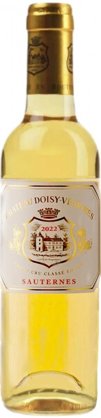 Вино Chateau Doisy-Vedrines, Sauternes AOC, 2022, 375 мл