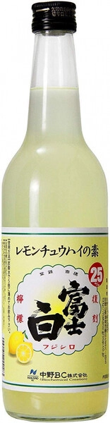 Ликер Nakano, Fujishiro Lemon Chuhai, 0.6 л