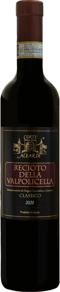 Вино Corte Aleardi, Recioto della Valpolicella Classico DOCG, 2020, 0.5 л
