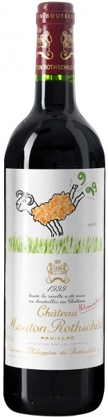 Вино Chateau Mouton Rothschild, Pauillac AOC Premier Grand Cru Classe, 1999
