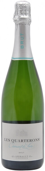 Игристое вино Xavier et Agnes Amirault, Les Quarterons Cremant de Loire Brut AOC, 2021