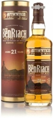 Виски Benriach Authenticus 21 years old, In Tube, 0.7 л