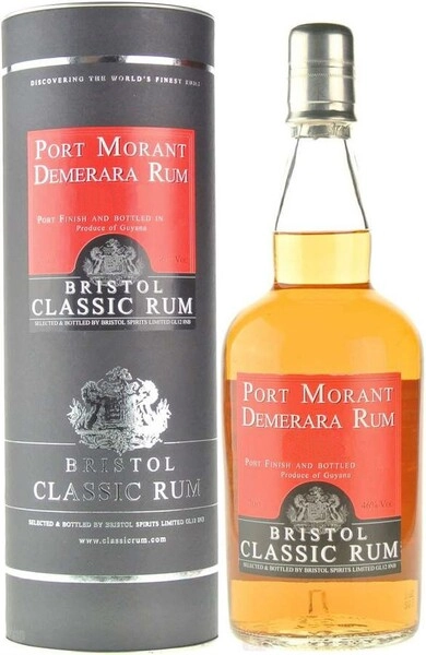 Ром Bristol Classic Rum, Port Morant Demerara Rum, 2008, gift tube, 0.7 л