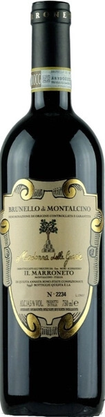 Вино Il Marroneto, Madonna delle Grazie Brunello di Montalcino DOCG, 2017