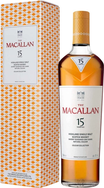 Виски Macallan, Colour Collection 15 Years Old, gift box, 0.7 л