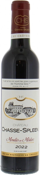Вино Chateau Chasse-Spleen, Moulis en Medoc AOC Cru Bourgeois, 2022, 375 мл