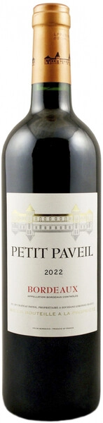 Вино "Petit Paveil", Bordeaux AOC, 2022