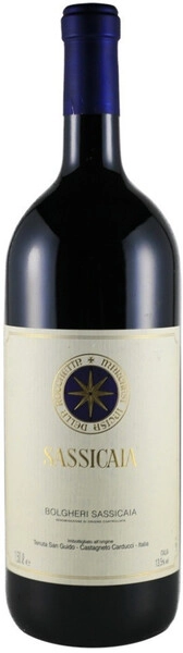 Вино Sassicaia, Bolgheri Sassicaia DOC, 2017, 1.5 л