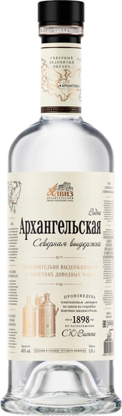 Водка Архангельская Северная выдержка, 1 л