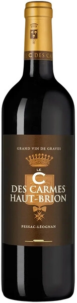 Вино "Le C des Carmes Haut-Brion", Pessac-Leognan AOC, 2022
