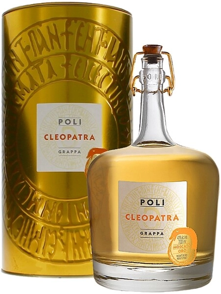 Граппа Cleopatra Moscato Oro, gift tube, 0.7 л