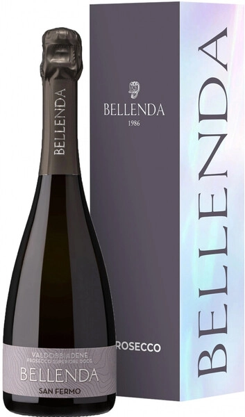 Игристое вино Bellenda, San Fermo, Conegliano Valdobbiadene DOCG Prosecco Superiore, 2023, gift box