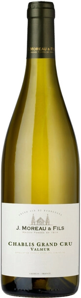 Вино J.Moreau & Fils, Chablis Grand Cru Valmur AOC, 2009, 1.5 л