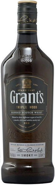 Виски Grant's Triple Wood Smoky, 0.7 л