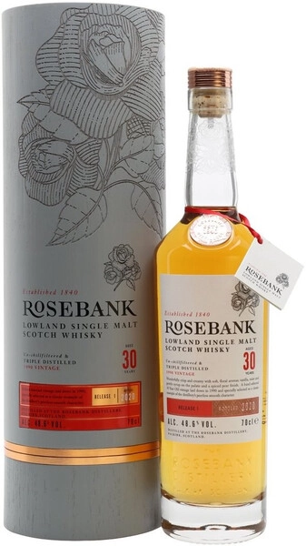 Виски Rosebank 30 Years Old, in tube, 0.7 л
