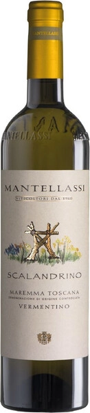 Вино Mantellassi, Scalandrino Vermentino, Maremma Toscana DOC, 2023