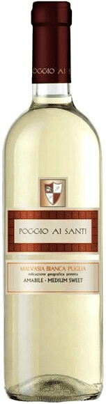 Вино Poggio ai Santi Malvasia Bianca Medium Sweet, Puglia IGP