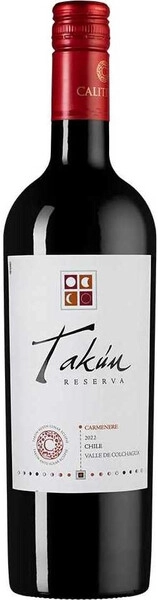 Вино Takun Carmenere Reserva, 2022