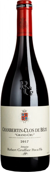 Вино Domaine Robert Groffier Pere & Fils, Chambertin-Clos de Beze Grand Cru AOC, 2017