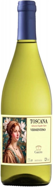 Вино "Caretti" Vermentino, Toscana IGT, 2024