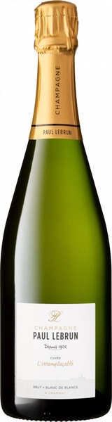 Шампанское Champagne Paul Lebrun, "L'Irremplacable" Brut Blanc de Blancs, Champagne AOC