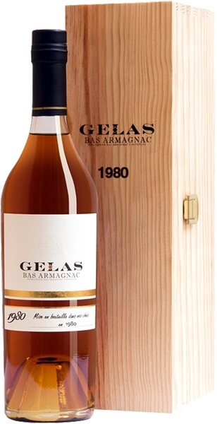 Арманьяк Gelas, Bas Armagnac, 1980, gift box, 0.7 л