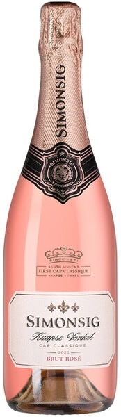 Игристое вино Simonsig, Kaapse Vonkel Brut Rose, 2022