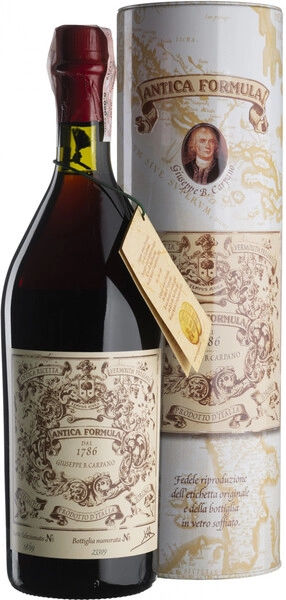 Вермут Carpano Antica Formula, Fratelli Branca Distillerie, in tube, 1 л