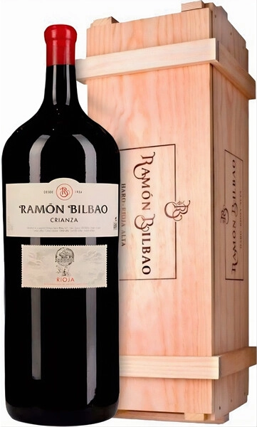 Вино Bodegas Ramon Bilbao, Crianza, Rioja DOC, 2022, wooden box, 15 л