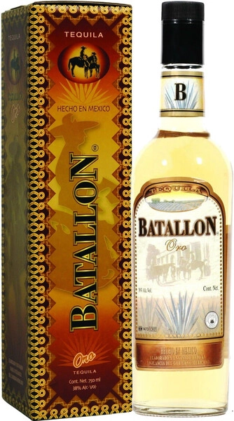 Текила Batallon Oro, gift box, 0.75 л