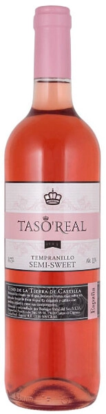 Вино Taso Real Tempranillo Rose Semi-Sweet VdT